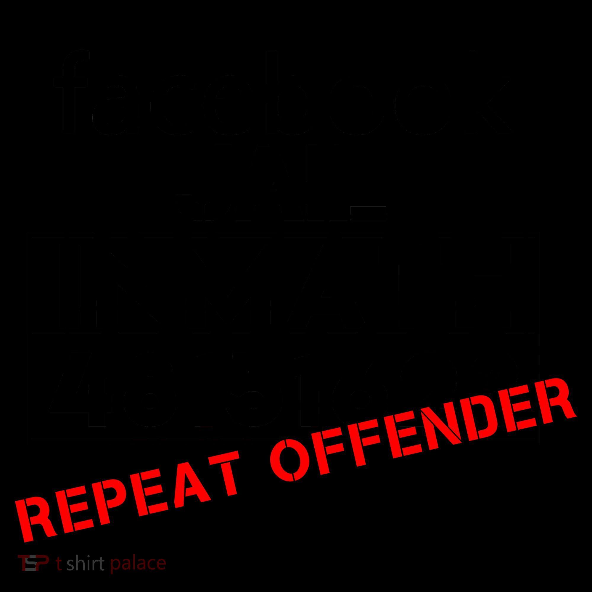 Social Media Jail Inmate Repeat Offender Coffee Mug