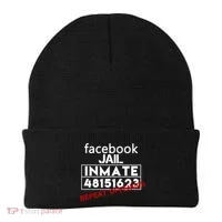 Social Media Jail Inmate Repeat Offender Beanie thumb 0