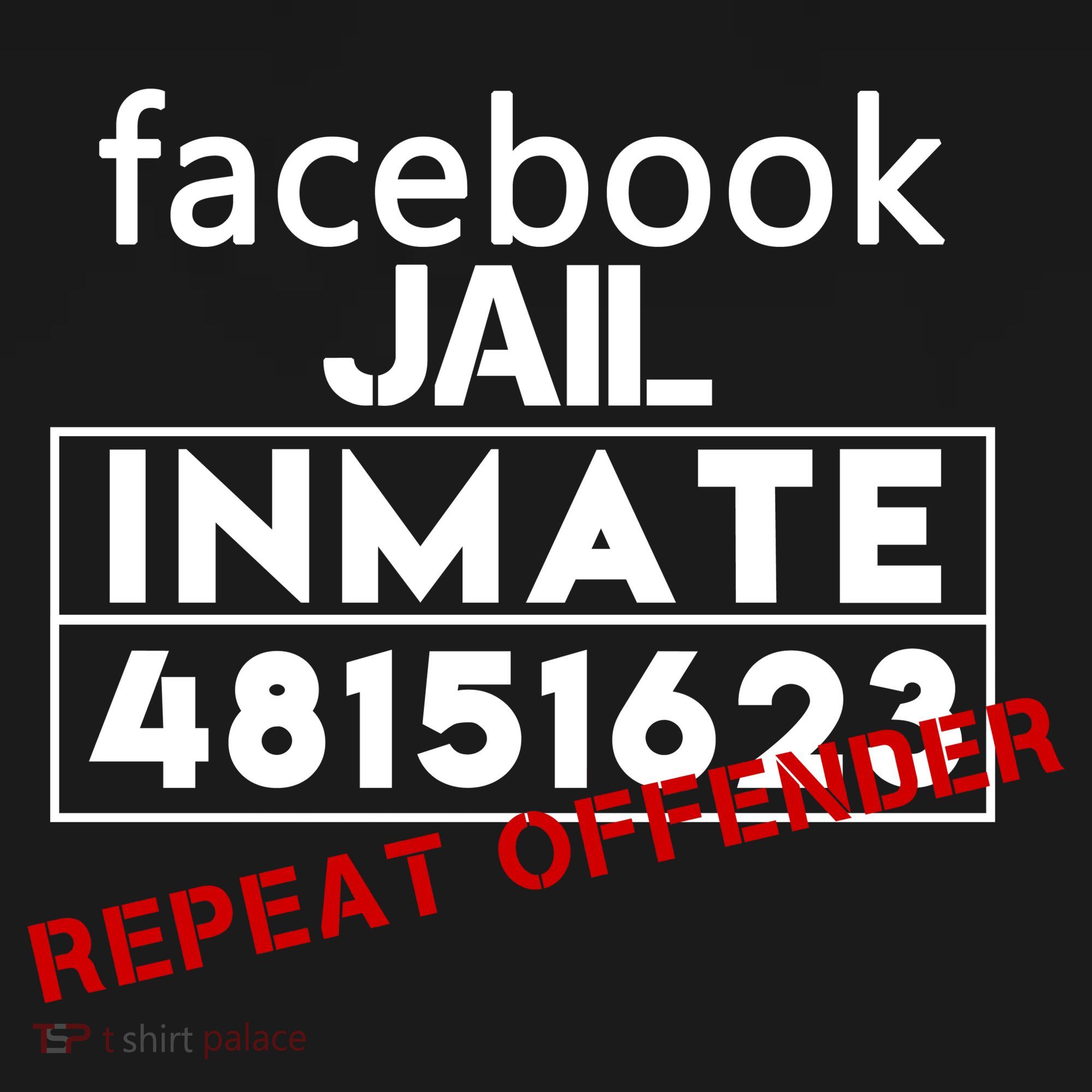 Social Media Jail Inmate Repeat Offender Coaster