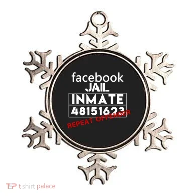 Social Media Jail Inmate Repeat Offender Ornament