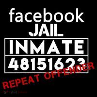 Social Media Jail Inmate Repeat Offender Ornament thumb 1