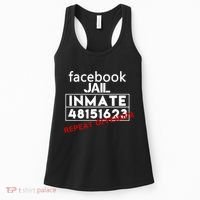 Social Media Jail Inmate Repeat Offender Women's Tank Top thumb 0