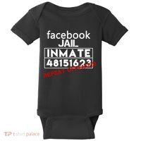 Social Media Jail Inmate Repeat Offender Baby Bodysuit thumb 0
