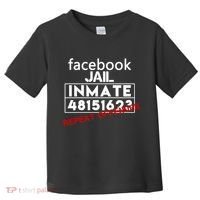 Social Media Jail Inmate Repeat Offender Toddler T-Shirt thumb 0