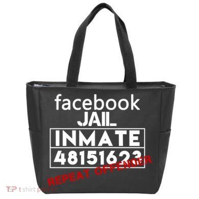 Social Media Jail Inmate Repeat Offender Tote Bag