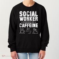 Social Worker Powered By Caffeine Women's Sweatshirt thumb 0