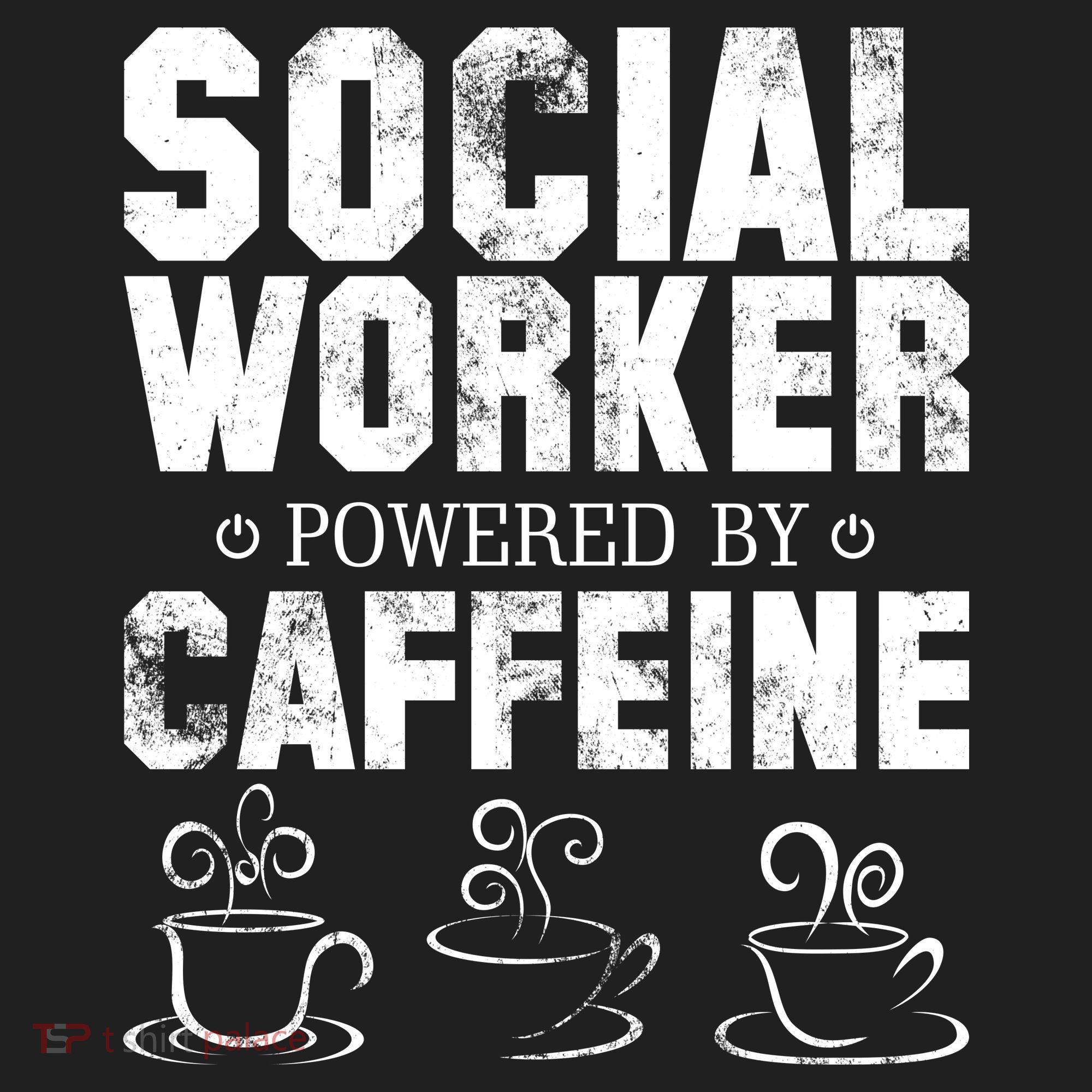 Social Worker Powered By Caffeine Hat