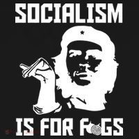 Socialism Is For Figs USA-Made Doggie Bandana thumb 2