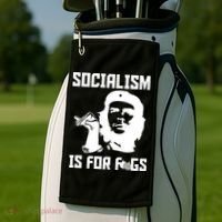 Socialism Is For Figs Golf Towel thumb 2