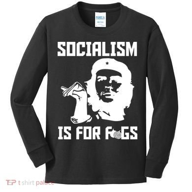 Socialism Is For Figs Kids Long Sleeve Shirt