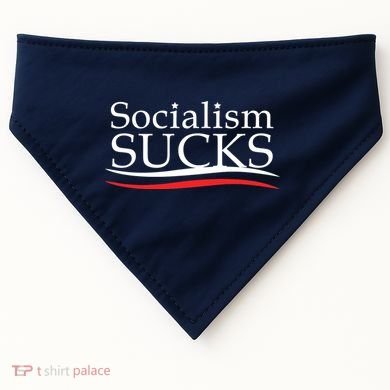 Socialism Sucks USA-Made Doggie Bandana
