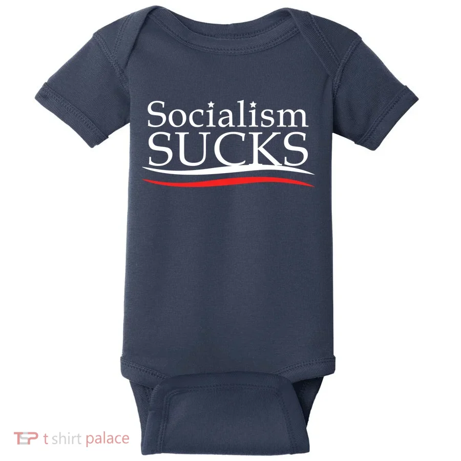 Socialism Sucks Baby Bodysuit
