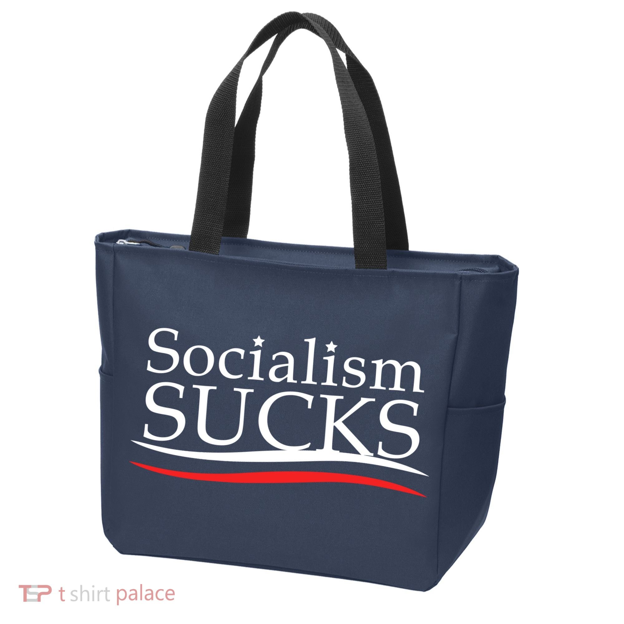 Socialism Sucks Tote Bag