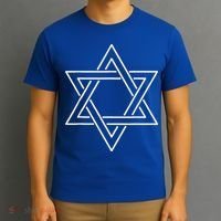 Star Of David Happy Hanukkah Gifts For Jewish T-Shirt thumb 3