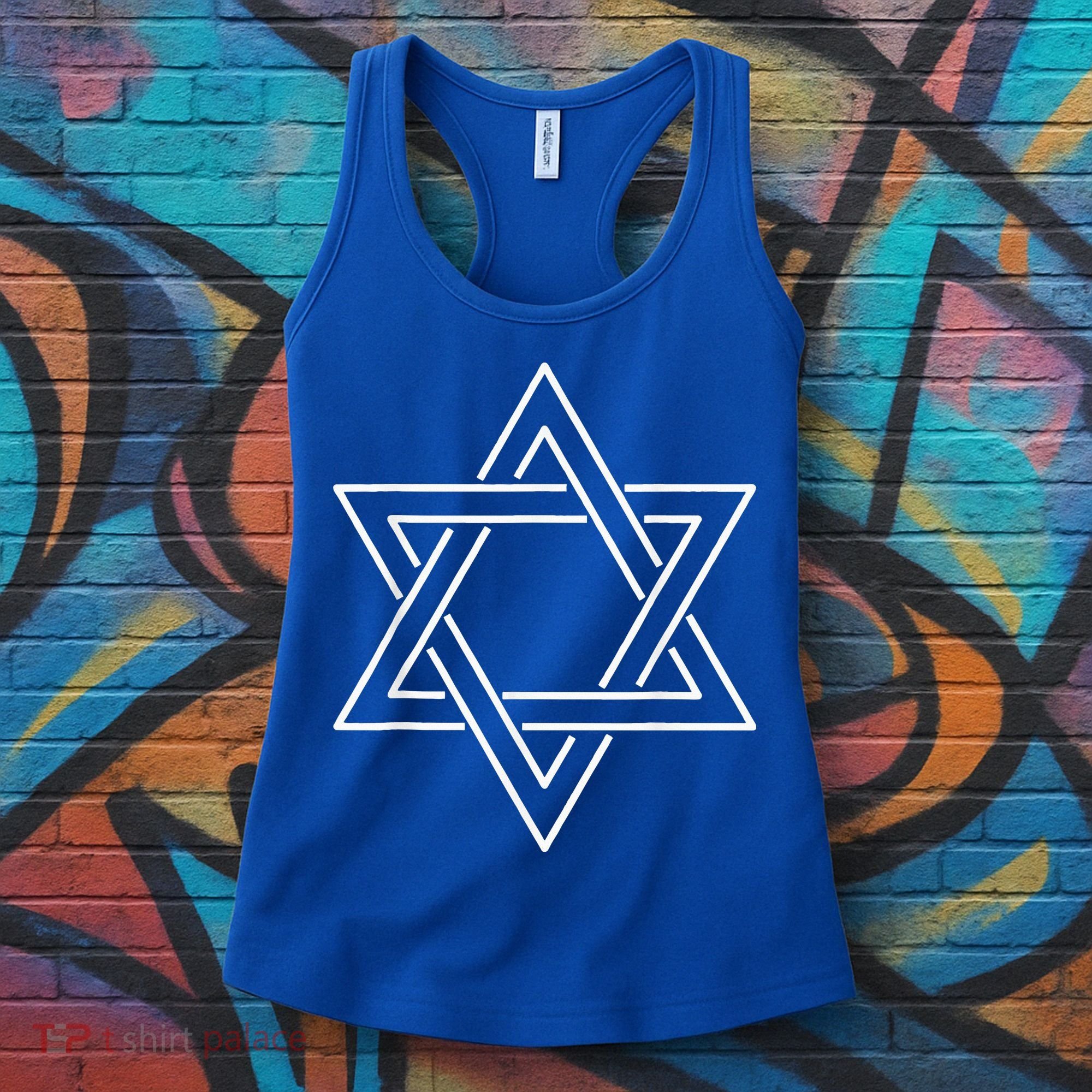 Star Of David Happy Hanukkah Gifts For Jewish Women's Tank Top