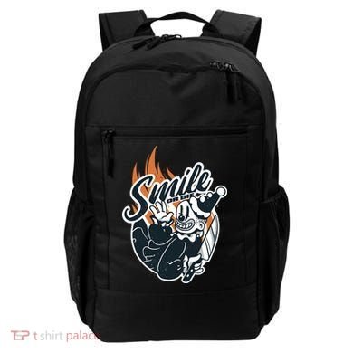 Smile Or Die Scary Clown Halloween Backpack
