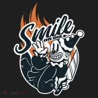 Smile Or Die Scary Clown Halloween Beanie thumb 2