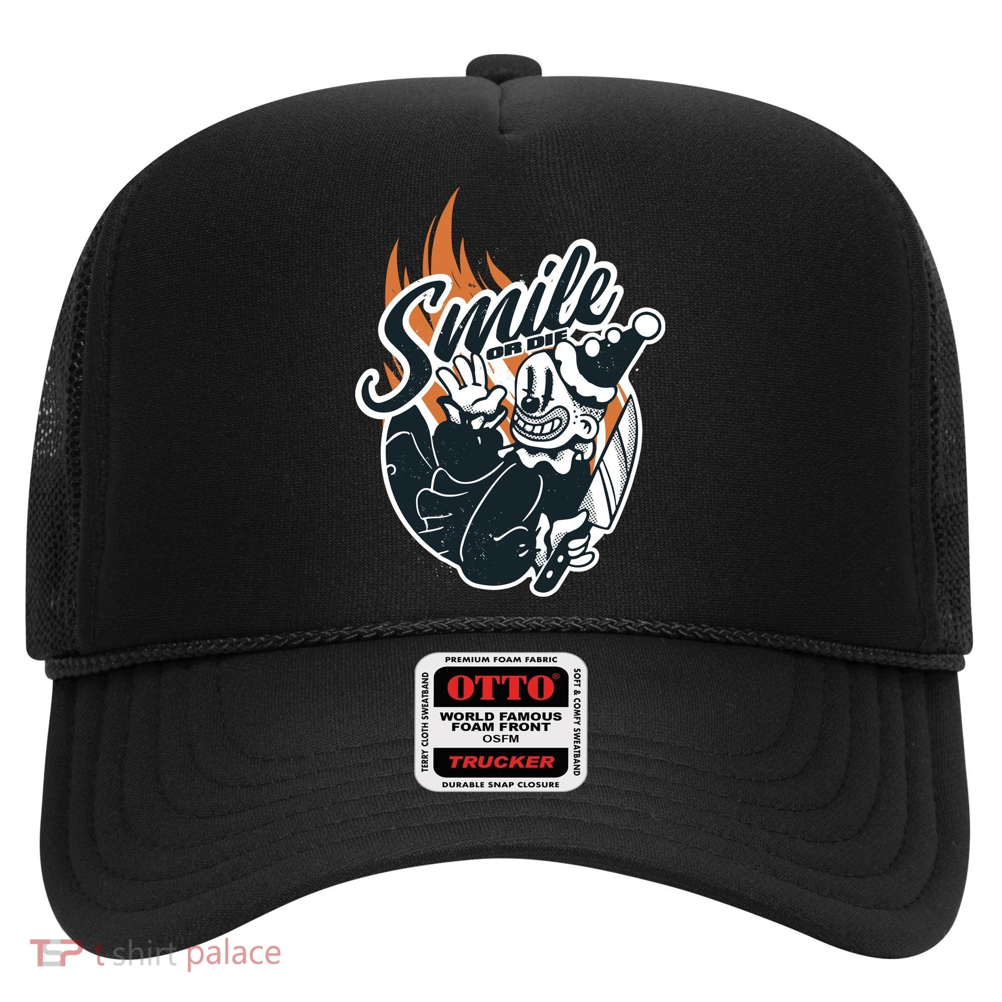 Smile Or Die Scary Clown Halloween Hat