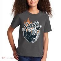 Smile Or Die Scary Clown Halloween Kids T-Shirt thumb 2