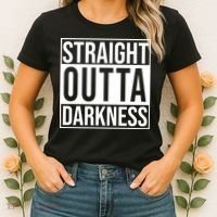 Straight Outta Darkness Women's T-Shirt thumb 2
