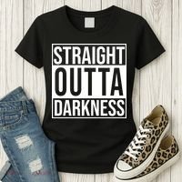 Straight Outta Darkness Women's T-Shirt thumb 3