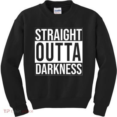 Straight Outta Darkness Kids Sweatshirt
