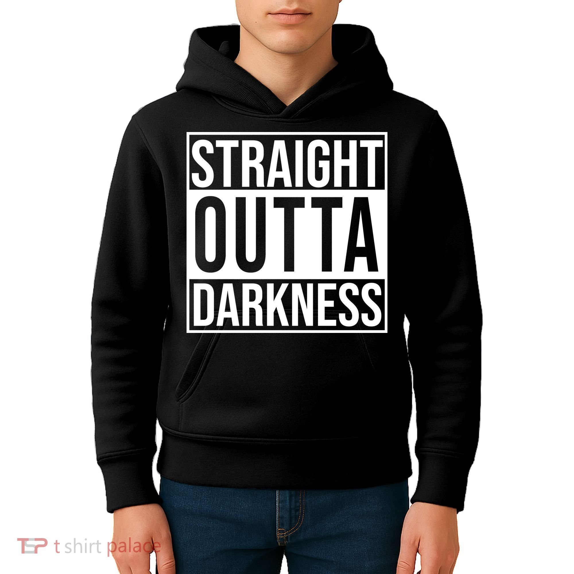 Straight Outta Darkness Kids Hoodie