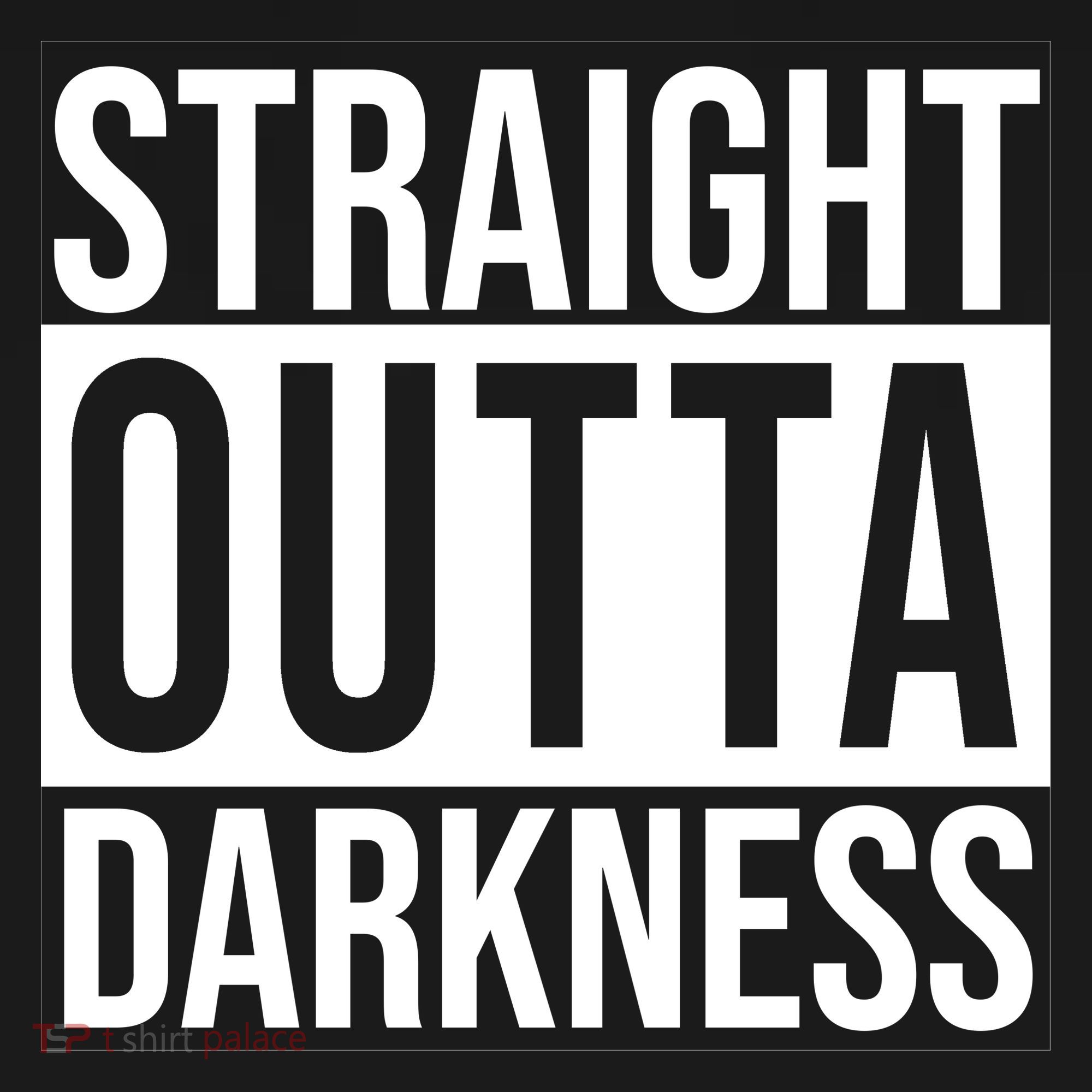 Straight Outta Darkness Kids Long Sleeve Shirt