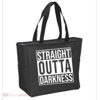 Straight Outta Darkness Tote Bag thumb 2