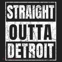 Straight Outta Detroit Michigan Great Gift Beanie thumb 2