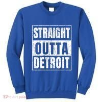 Straight Outta Detroit Michigan Great Gift Sweatshirt thumb 0