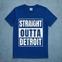 Straight Outta Detroit Michigan Great Gift T-Shirt thumb 5