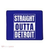 Straight Outta Detroit Michigan Great Gift Mousepad thumb 0