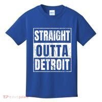 Straight Outta Detroit Michigan Great Gift Kids T-Shirt thumb 0