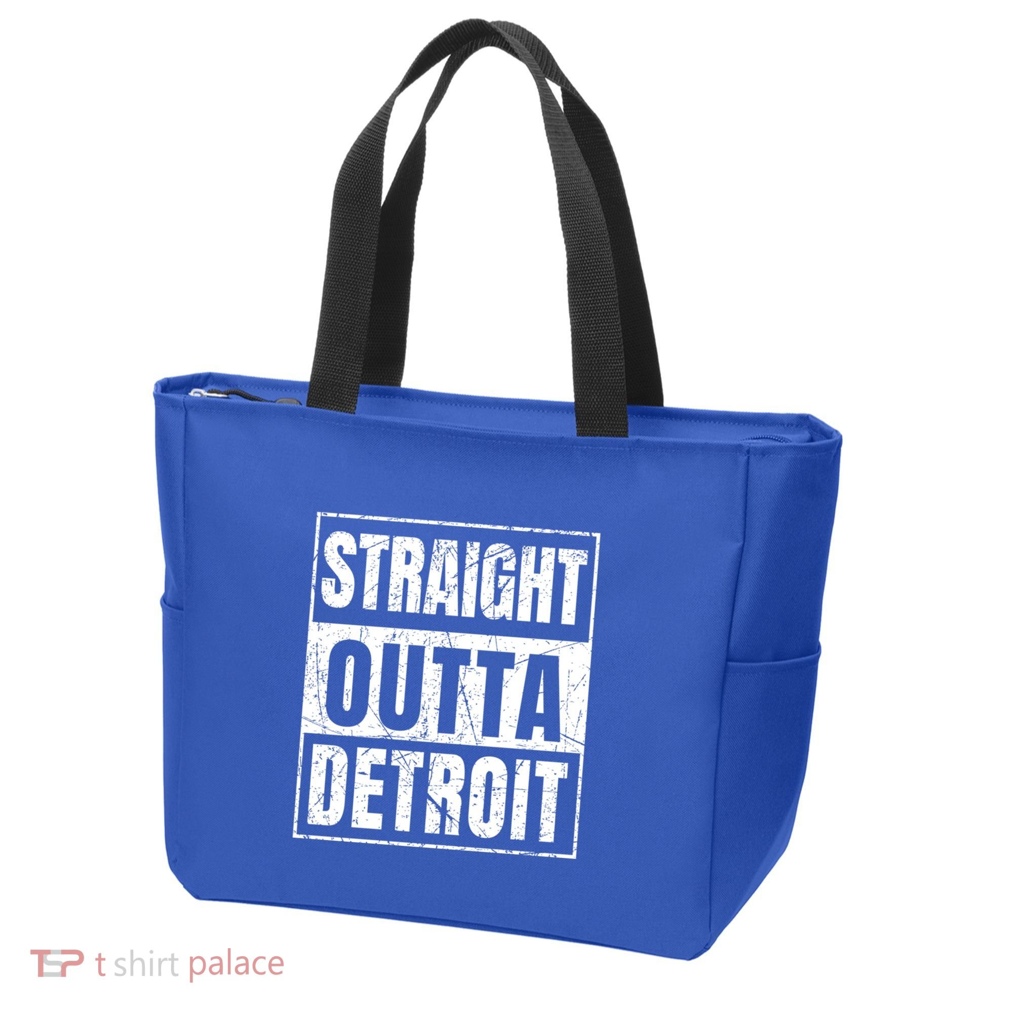 Straight Outta Detroit Michigan Great Gift Tote Bag