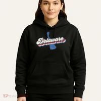 State Of Delaware Retro Logo Hoodie thumb 5