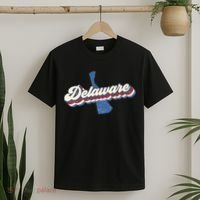 State Of Delaware Retro Logo T-Shirt thumb 2