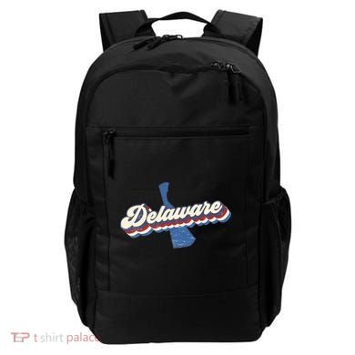 State Of Delaware Retro Logo Backpack