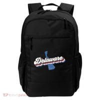 State Of Delaware Retro Logo Backpack thumb 0