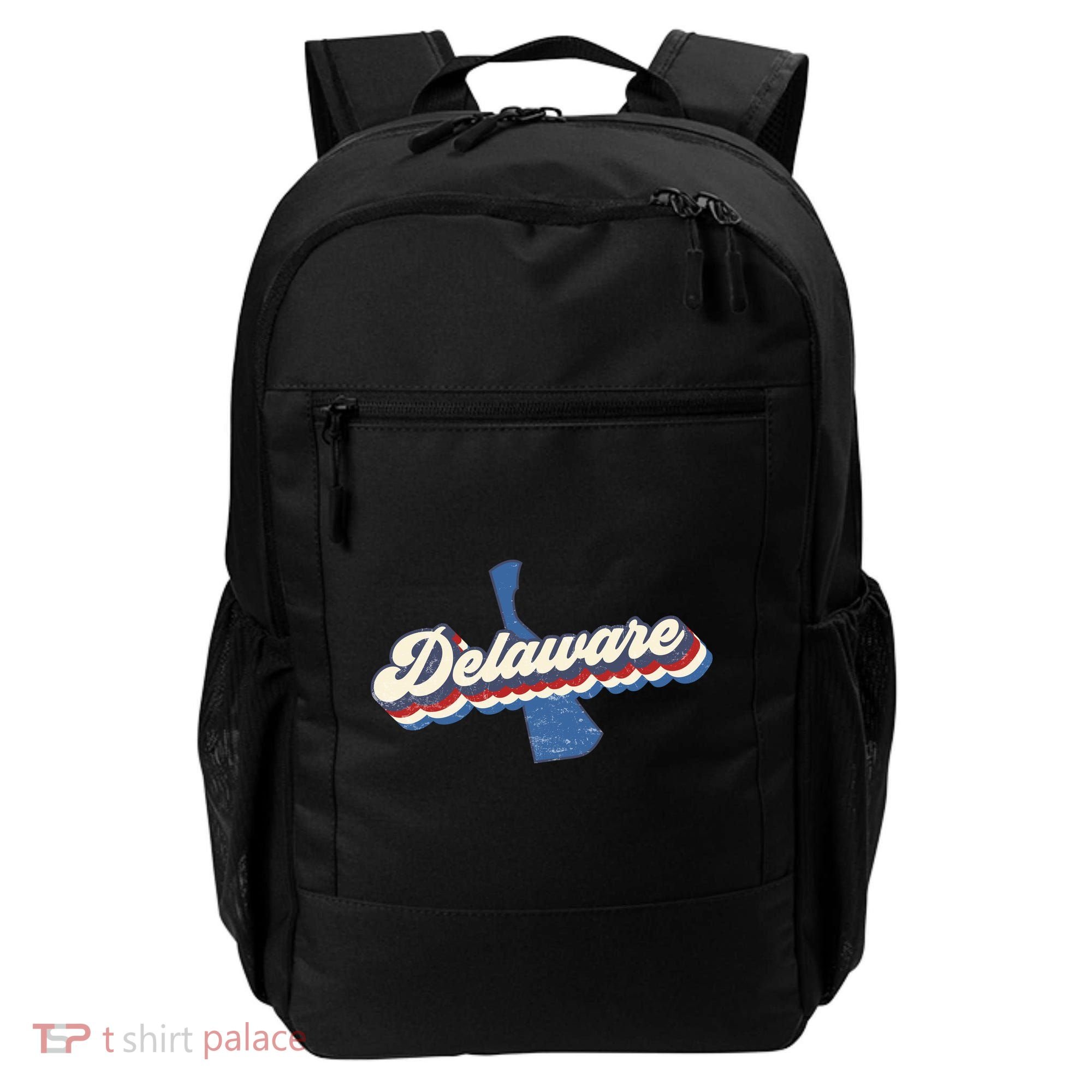 State Of Delaware Retro Logo Backpack
