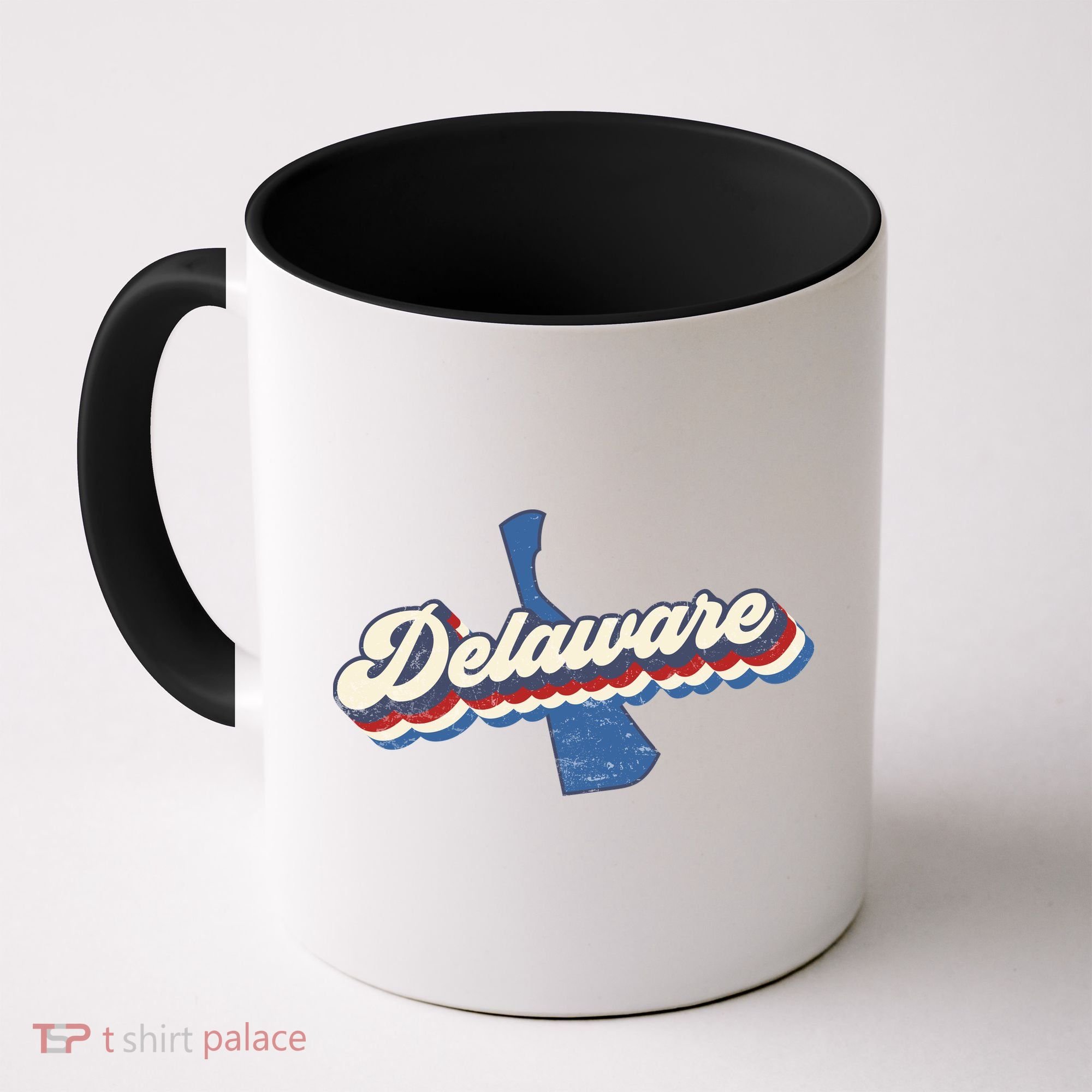 State Of Delaware Retro Logo Coffee Mug