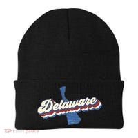 State Of Delaware Retro Logo Beanie thumb 0