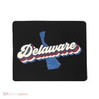State Of Delaware Retro Logo Mousepad thumb 0