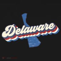 State Of Delaware Retro Logo Ornament thumb 1