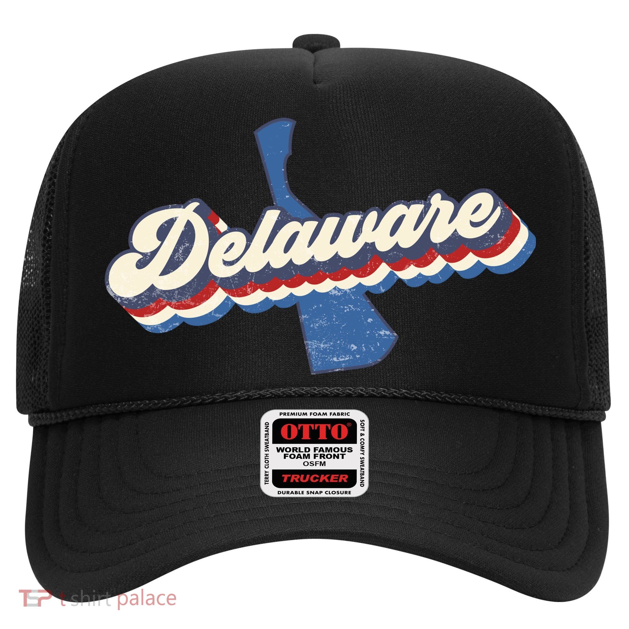 State Of Delaware Retro Logo Hat
