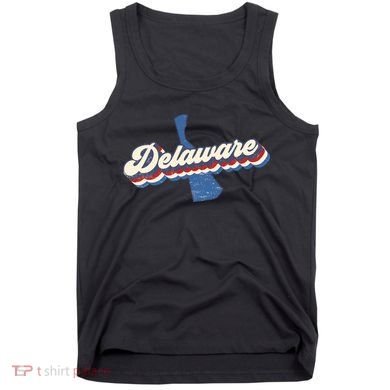 State Of Delaware Retro Logo Tank Top