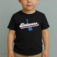 State Of Delaware Retro Logo Toddler T-Shirt thumb 2