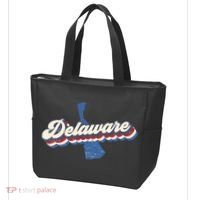 State Of Delaware Retro Logo Tote Bag thumb 3