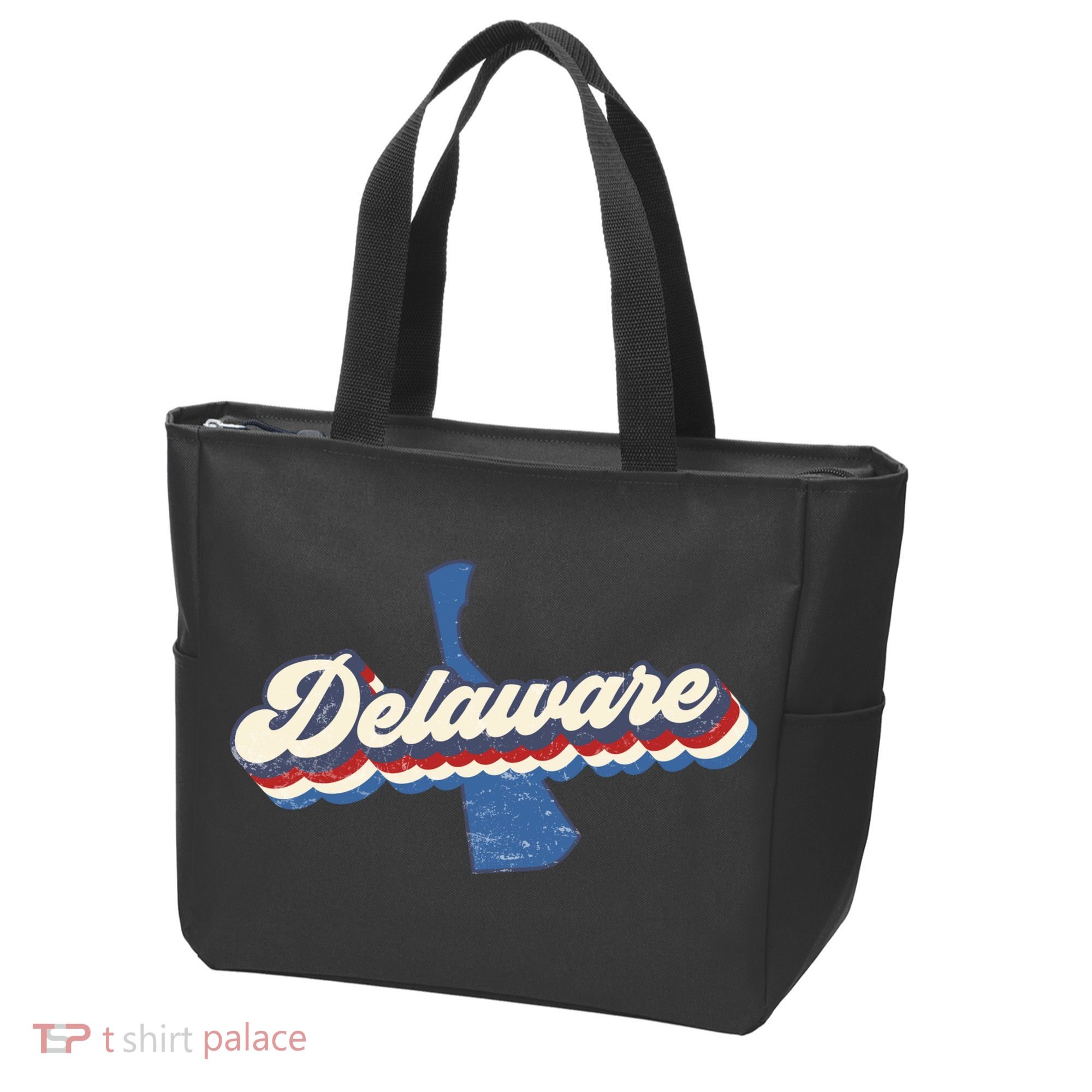 State Of Delaware Retro Logo Tote Bag