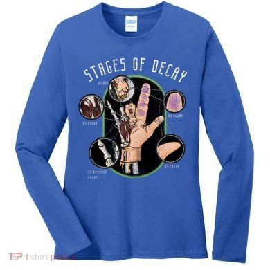 Stages Of Decay Forensic Science Medical Examiner Gift Women's Long Sleeve Shirt